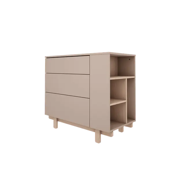 Wood Luck Design - Basic - kommode – trøffel