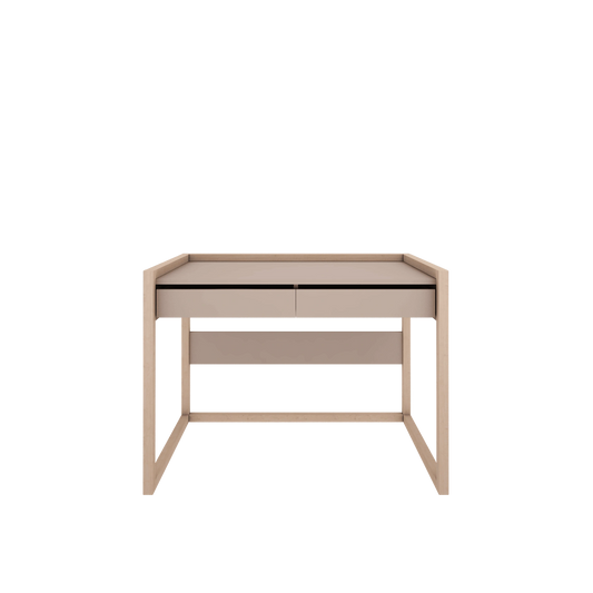 Wood Luck Design - Basic - skrivebord med skuffer – trøffel