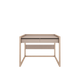 Wood Luck Design - Basic - skrivebord med skuffer – trøffel