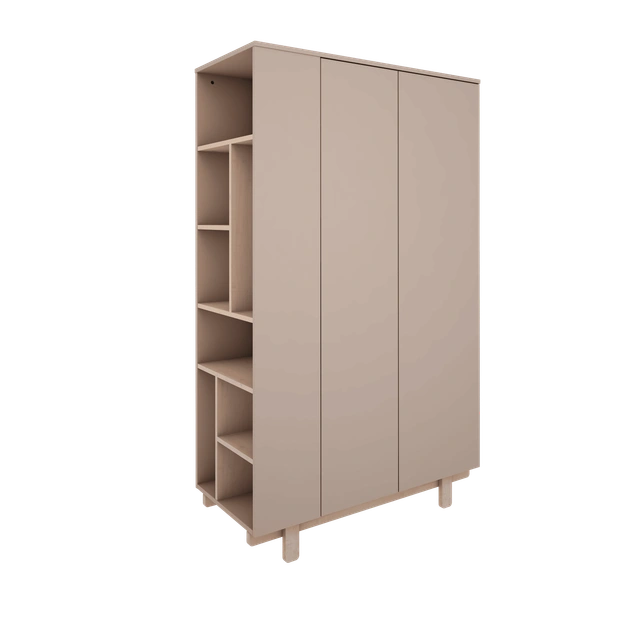 Wood Luck Design - Basic - garderobeskab – trøffel