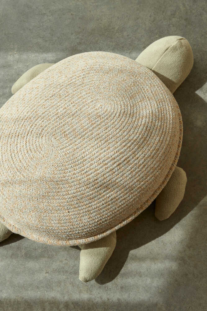 Lorena Canals kurv – Mama Turtle skildpadde grøn