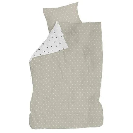 LIFETIME Kidsrooms Crown & Diamonds sengetøj 135 x 200 cm – Hvid