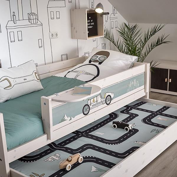 LIFETIME Kidsrooms Road Race sengetøj 140 x 200 cm – Grøn