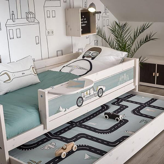 LIFETIME Kidsrooms Road Race sengetøj 140 x 200 cm – Grøn