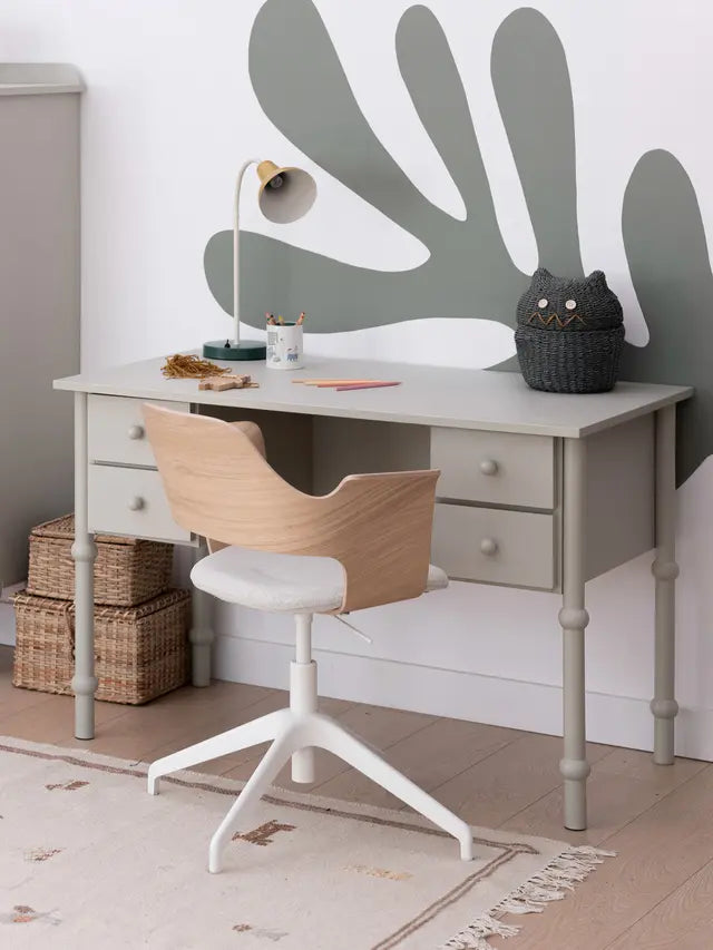 Wood Luck Design - Babushka - skrivebord – olivengrøn
