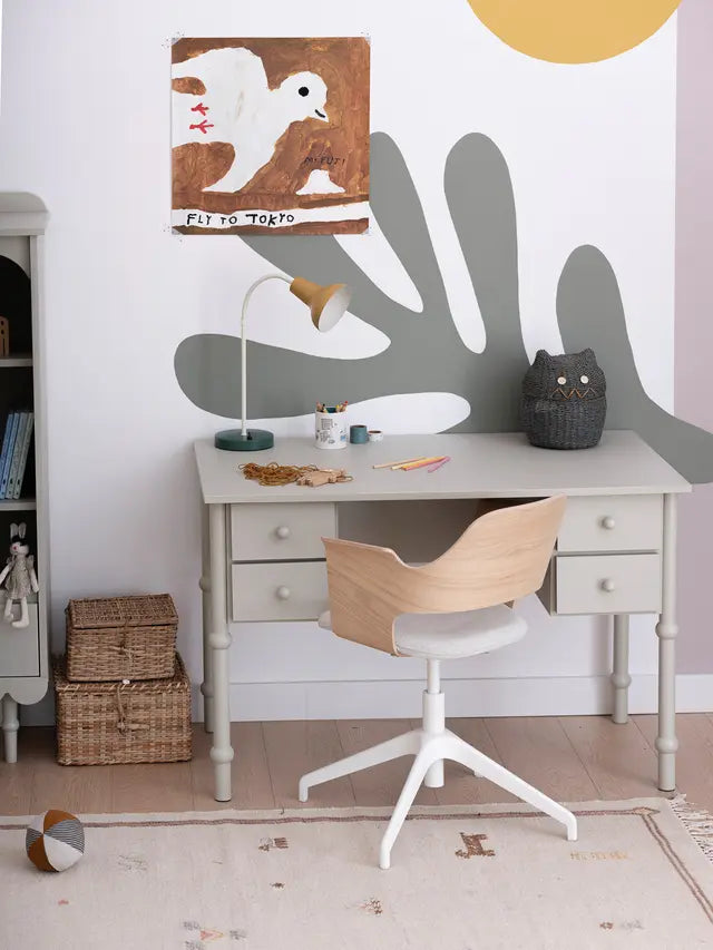 Wood Luck Design - Babushka - skrivebord – olivengrøn