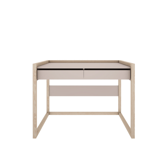 Wood Luck Design - Basic - skrivebord med skuffer – cashmere