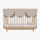 Wood Luck Design - Bloom - tremme-/juniorseng 70 x 140 cm – cashmere & egetræ