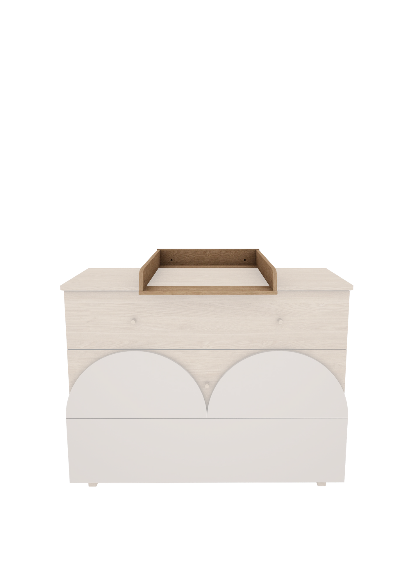 Wood Luck Design - Bloom - pusletop til kommode i egetræ