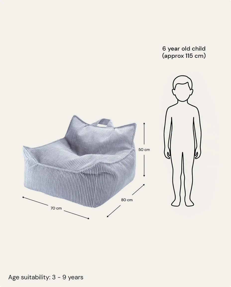Wigiwama sækkestol – Blueberry Blue