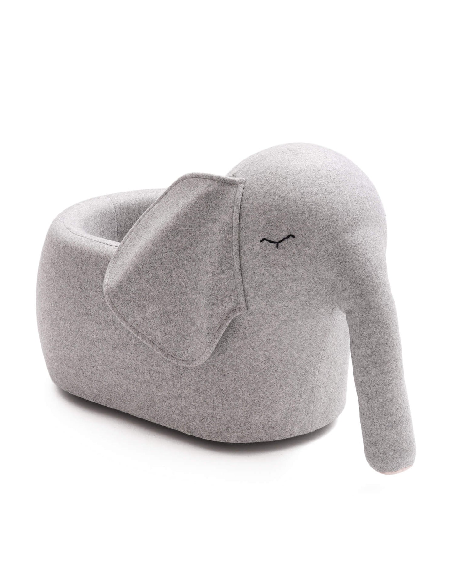 bada&bou – bou – den rullende elefant – grå melange