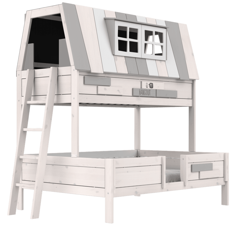 LIFETIME Kidsrooms Original My Hangout familiekøjeseng med legehus 90/140 x 200 cm