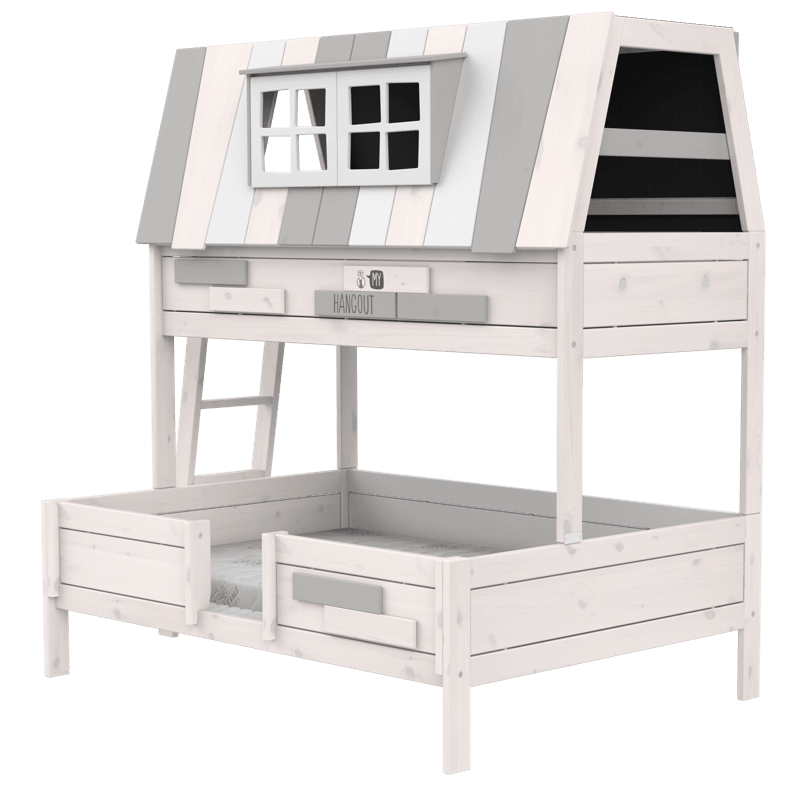 LIFETIME Kidsrooms Original My Hangout familiekøjeseng med legehus 90/140 x 200 cm