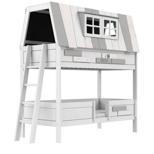 LIFETIME Kidsrooms Original My Hangout køjeseng med legehus 90 x 200 cm