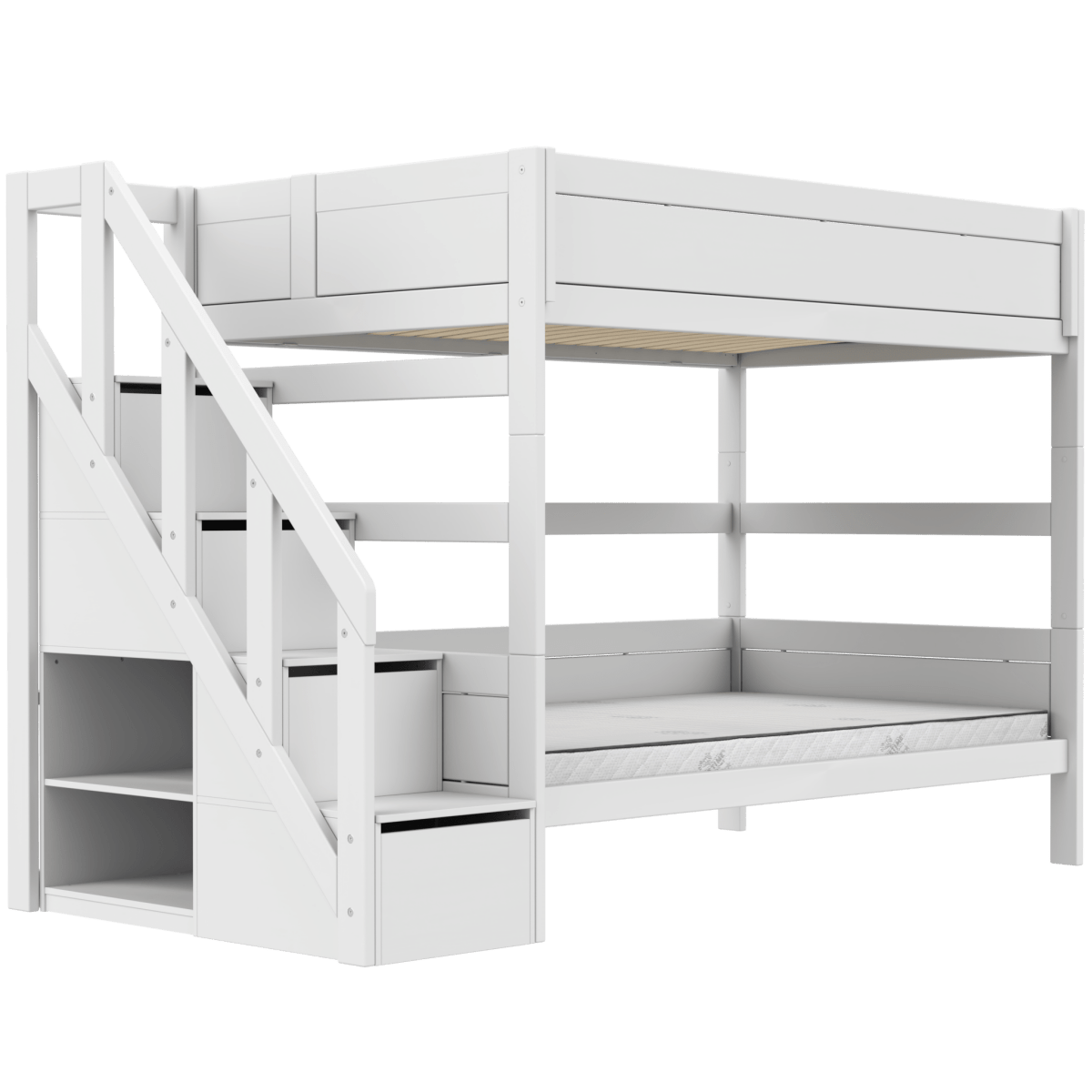 LIFETIME Kidsrooms Original køjeseng med trappe 120 x 200 cm