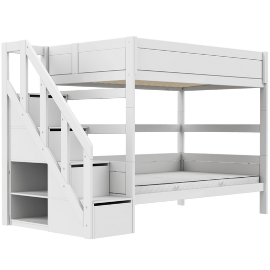 LIFETIME Kidsrooms Original køjeseng med trappe 120 x 200 cm