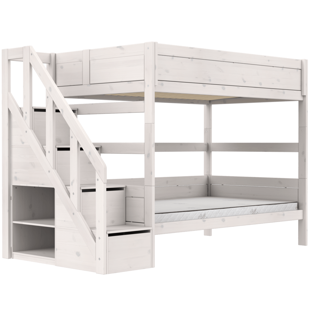 LIFETIME Kidsrooms Original køjeseng med trappe 120 x 200 cm
