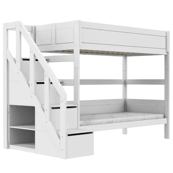 LIFETIME Kidsrooms Original køjeseng med trappe 90 x 200 cm