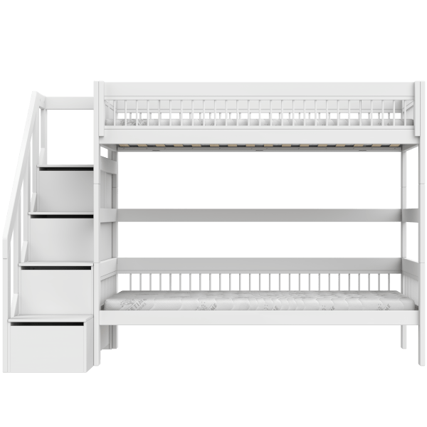 LIFETIME Kidsrooms Breeze køjeseng med trappe 90 x 200 cm
