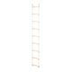 EVERGYM Rope Ladder with Wooden Rungs