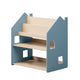 Montessori 2-in-1 Bookshelf and Toy Storage – Light Blue