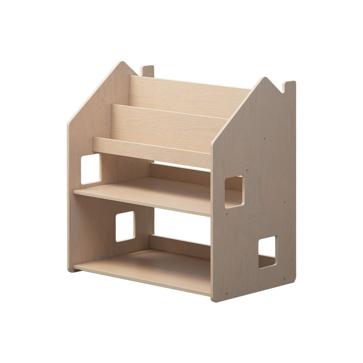 Montessori 2-in-1 Bookshelf and Toy Storage – Natura