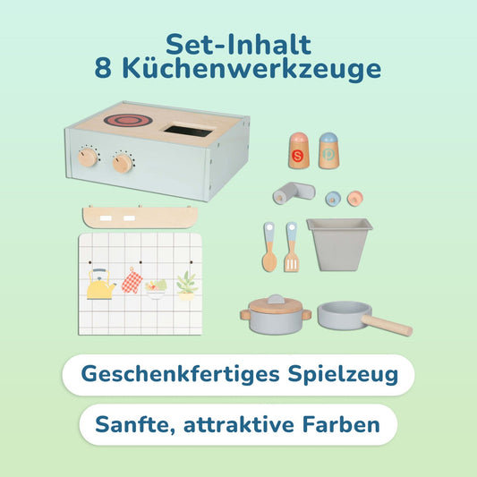 BusyKids Portable Play Kitchen – Pastel