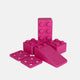 bygge - basis-sæt “monokrom” pink – 6 stk