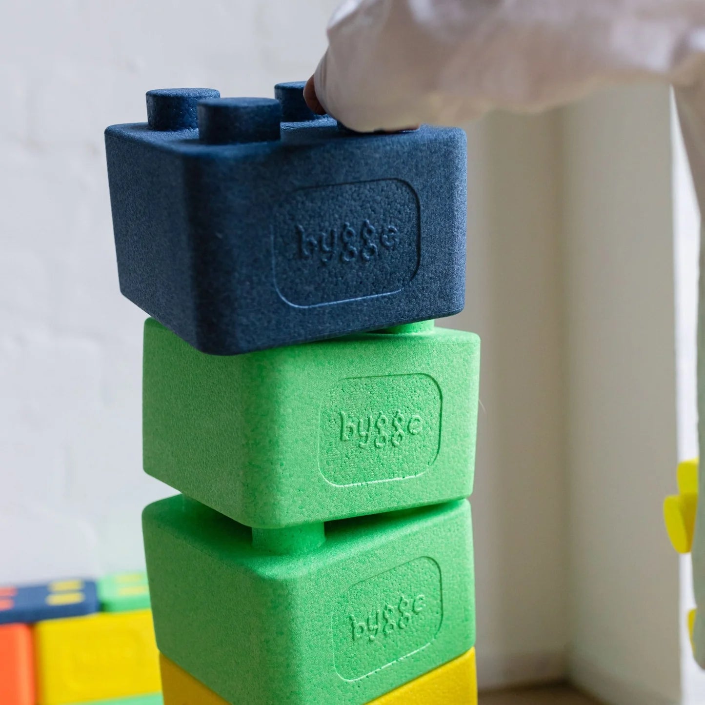 bygge - startersæt “totone” blue / green – 12 stk