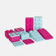 bygge - startersæt “totone” ocean / pink – 12 stk
