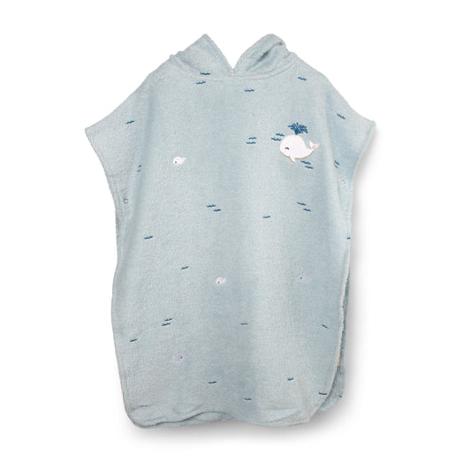 Filibabba Badeponcho m. broderi GOTS – Christian's Whale Tales