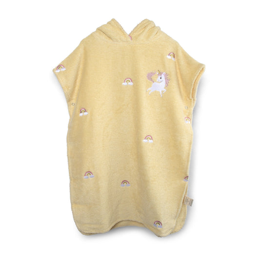 Filibabba Badeponcho m. broderi GOTS – Unicorn Shores