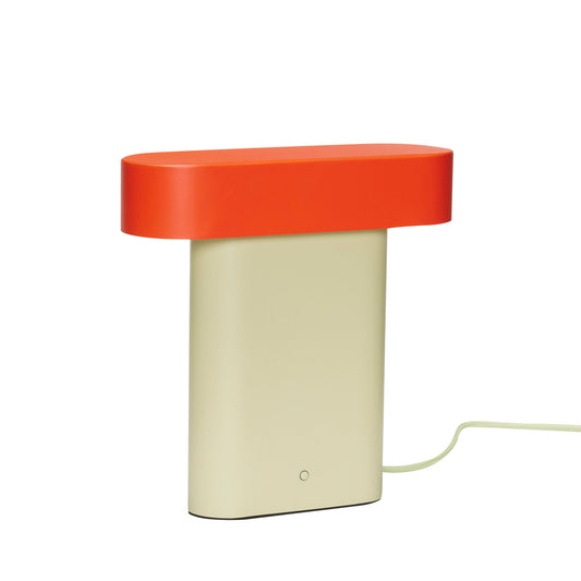 Hübsch Sleek bordlampe – grøn/rød