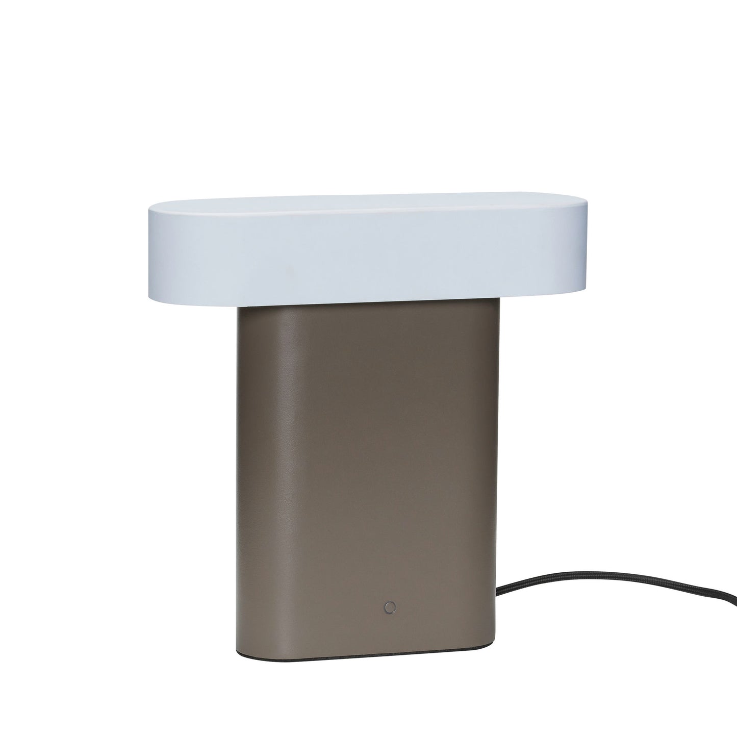Hübsch Sleek bordlampe – brun/lysegrå