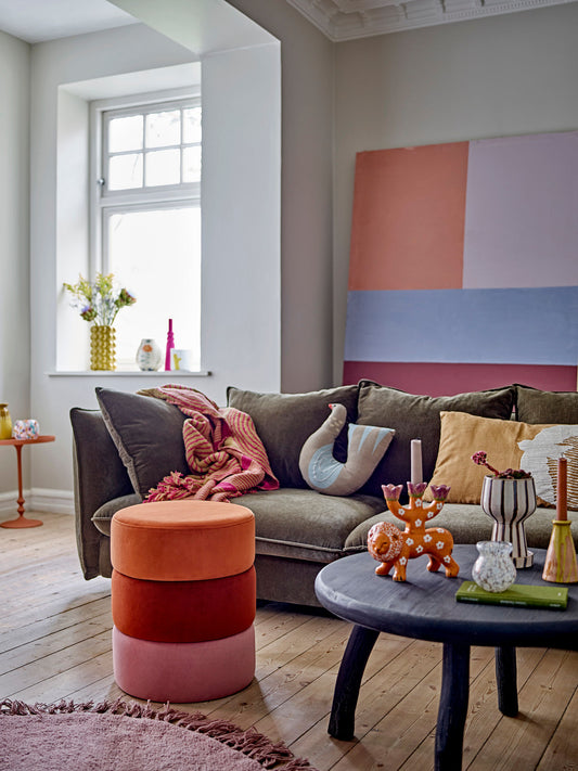 Bloomingville Bilbao Puf - Orange