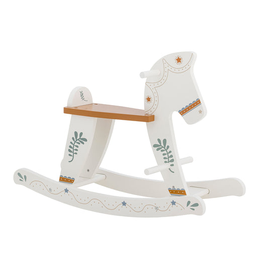 Bloomingville MINI Ruddy Gyngehest – Hest – Hvid