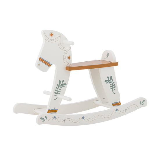 Bloomingville MINI Ruddy Gyngehest – Hest – Hvid