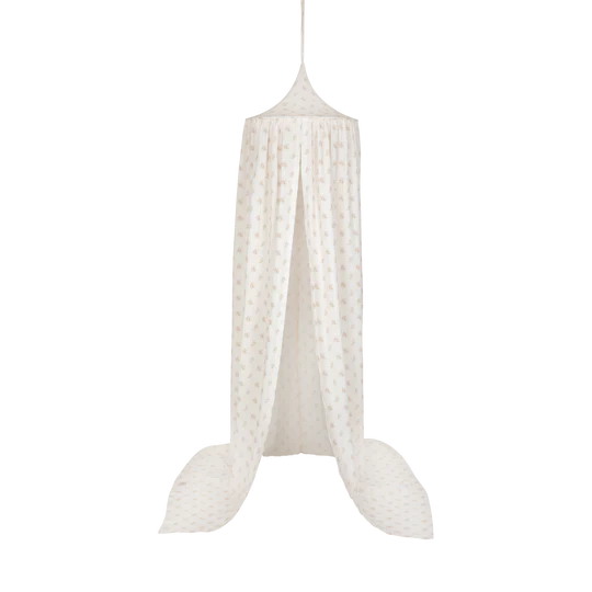 Moi Mili Sengehimmel i økologisk bomuld – Boho Flowers