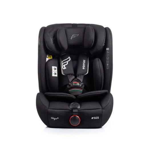 Fairgo Forza i-Size autostol 76–150 cm – black sand