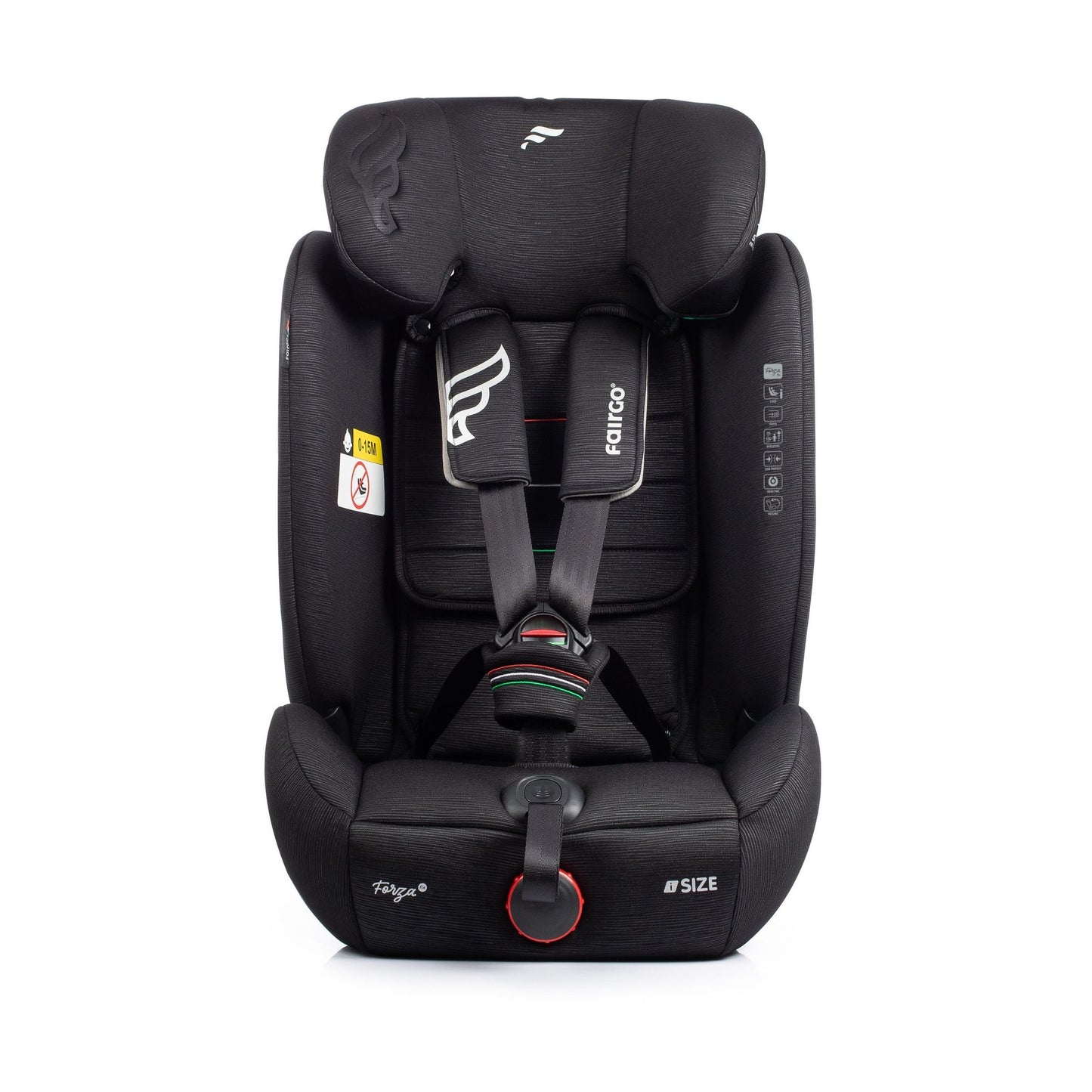 Fairgo Forza i-Size autostol 76–150 cm – black sand
