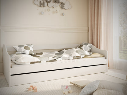 Children's Bed Blanka - White