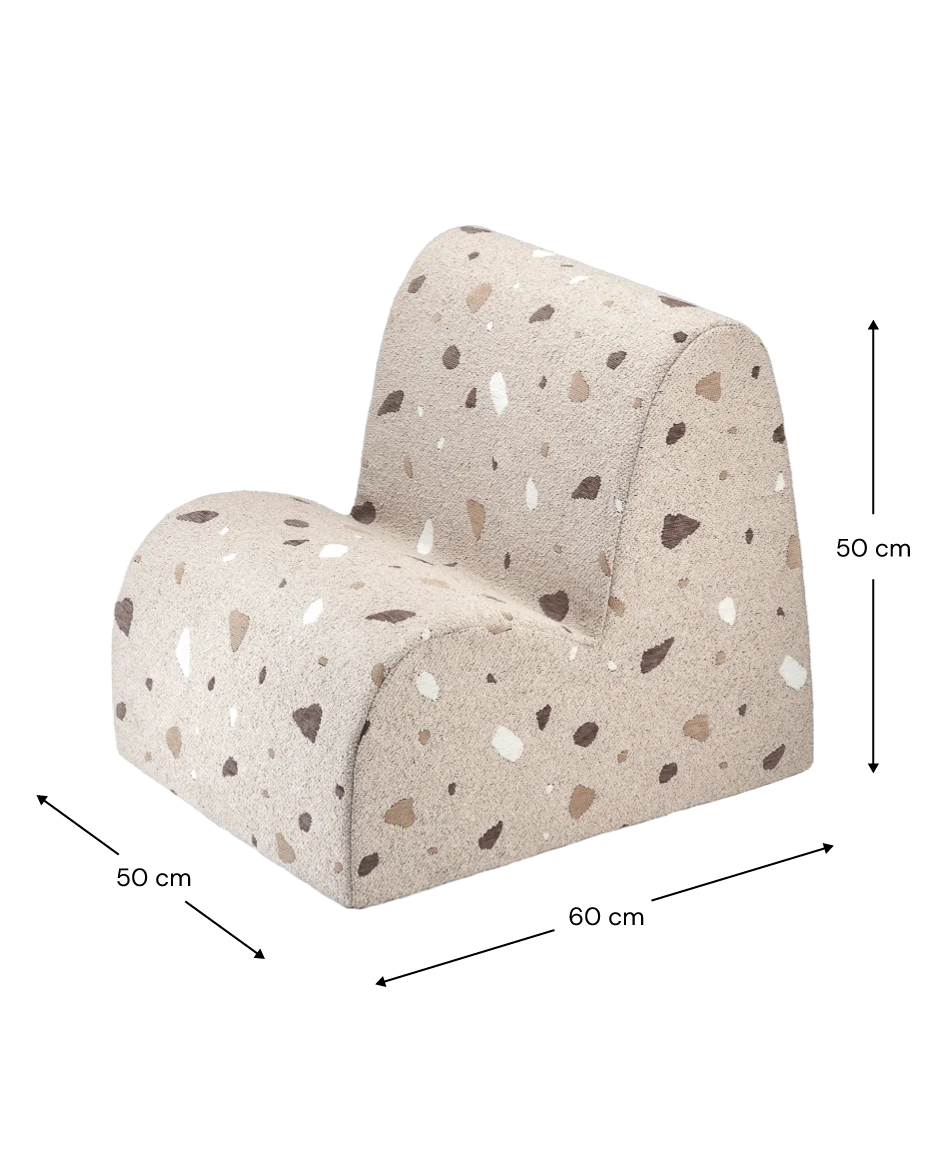 Wigiwama Cloud lænestol til børn – Terrazzo Sand