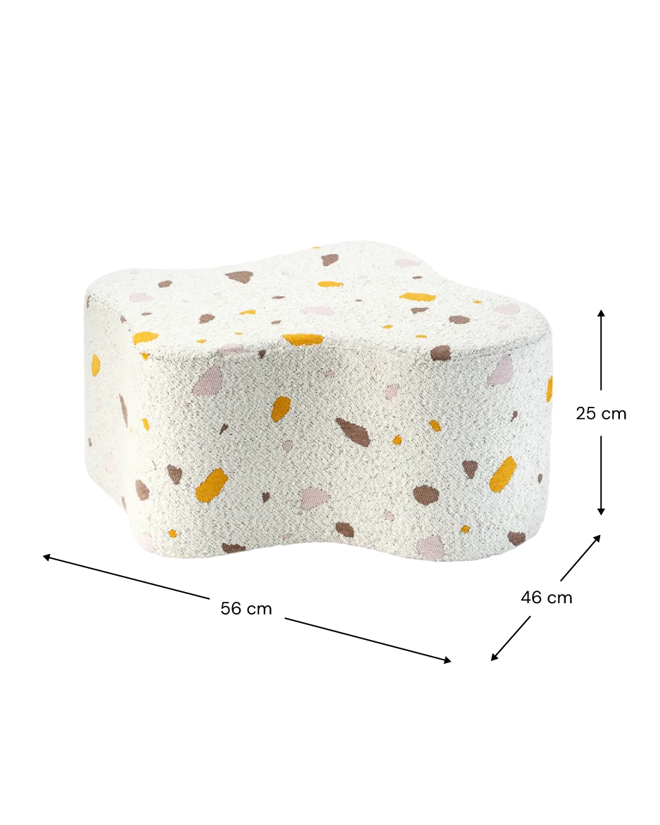 Wigiwama Cloud puf – Terrazzo Marble