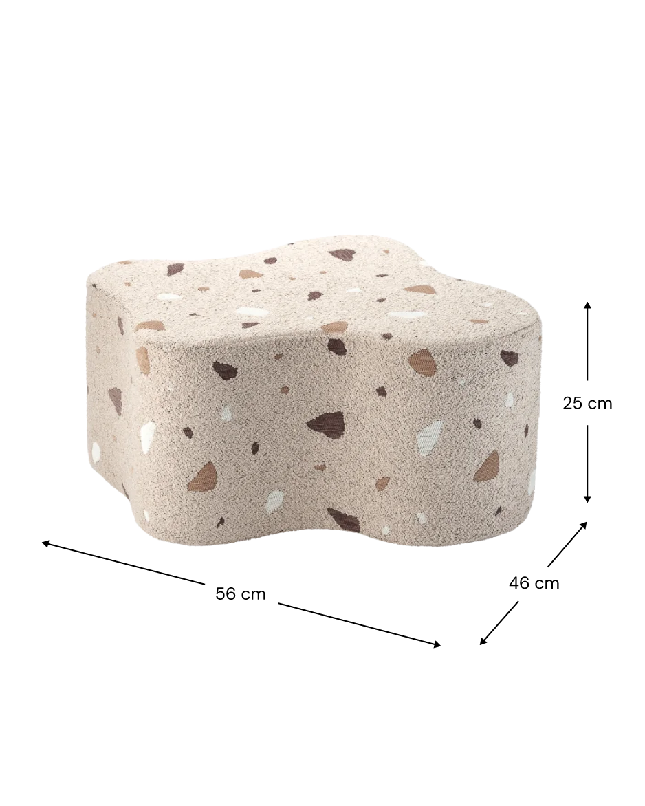 Wigiwama Cloud puf – Terrazzo Sand