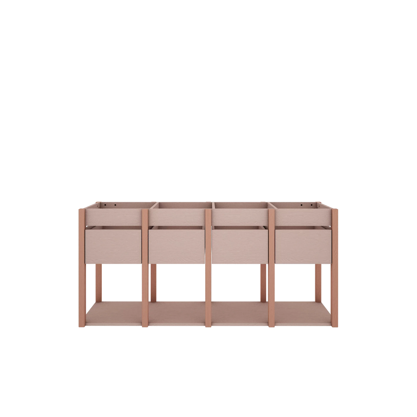 Wood Luck Design - Tweens - understel til kommode – rosa