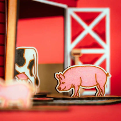 Barn Life – Colour-Your-Own Wooden Play Set