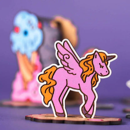 Candy Land – Colour-Your-Own Wooden Unicorn Play Set