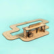 City Gas Station – Colour-Your-Own Wooden Petrol Station Play Set