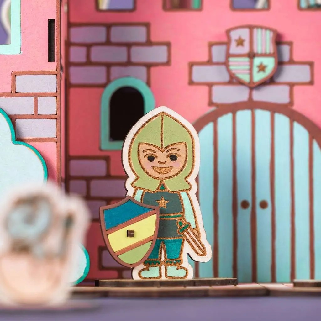 Dreamland Castle – Colour-Your-Own Wooden Play Set
