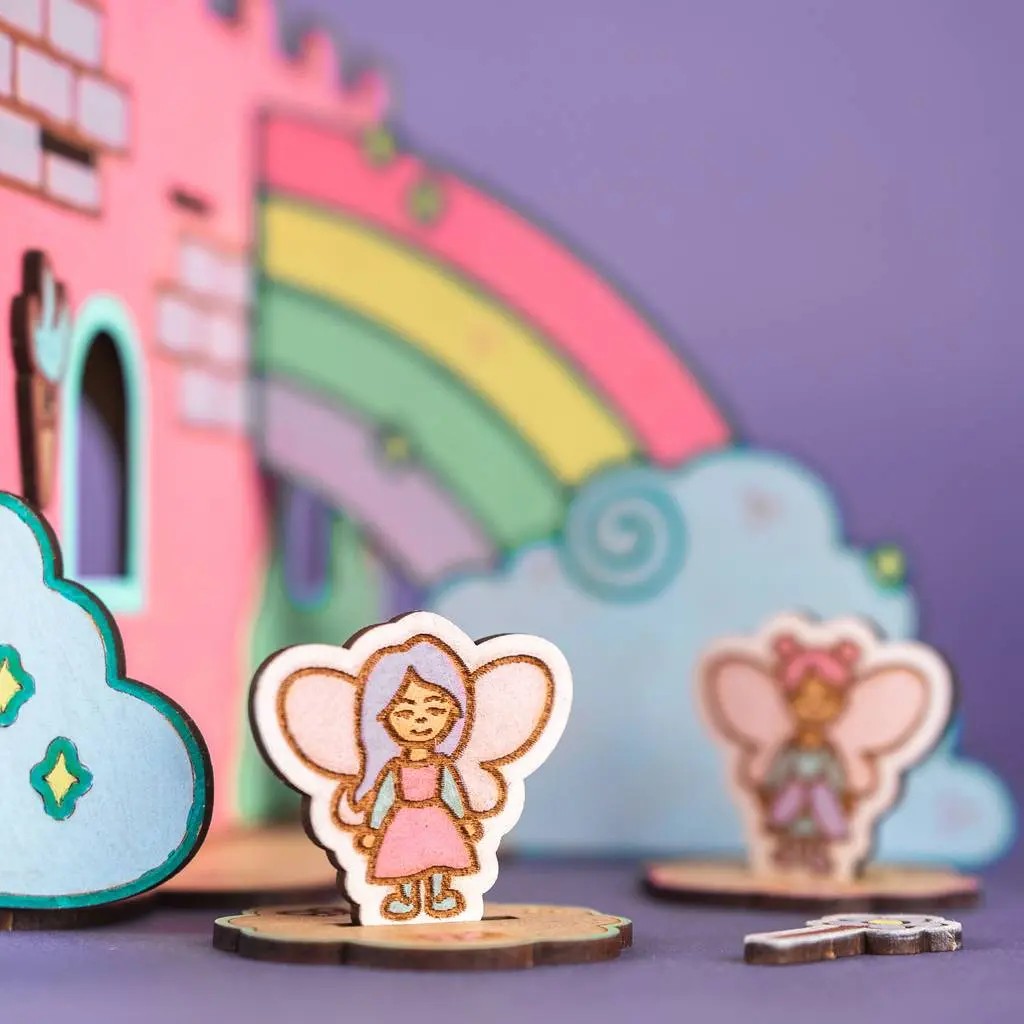 Dreamland Castle – Colour-Your-Own Wooden Play Set